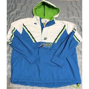 Mitchell & Ness Tampa Bay Rays XL Half Zip Lightweight Windbreaker Jacket MLB